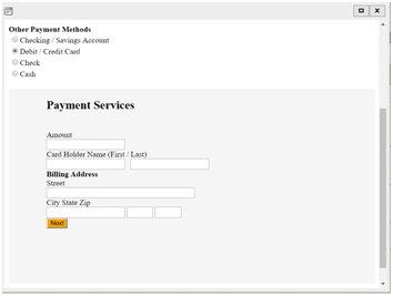Process credit cards