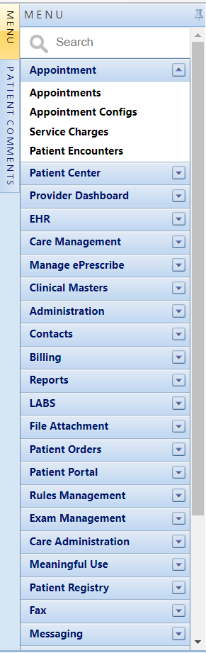 custom menus